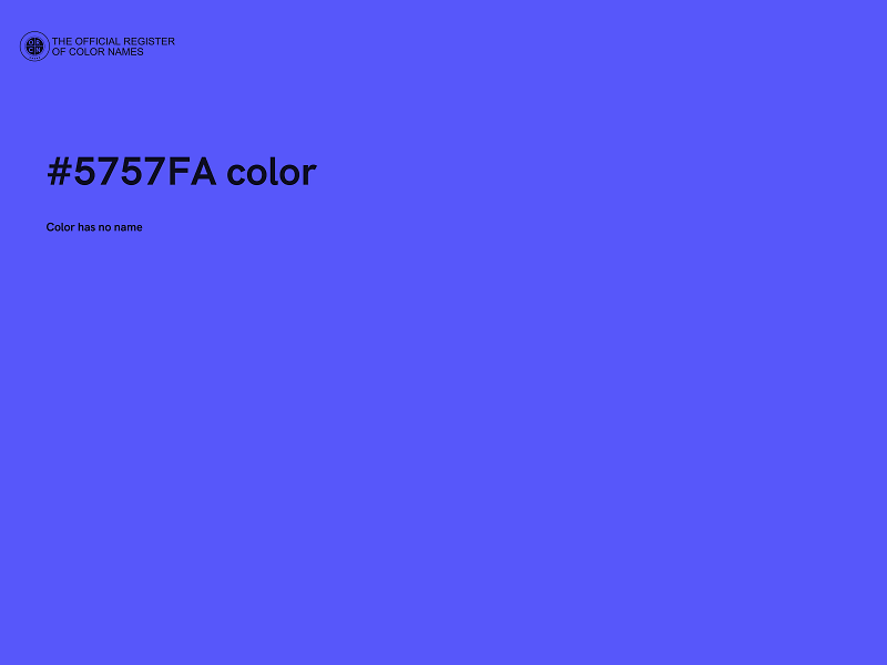 #5757FA color image