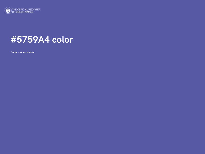 #5759A4 color image