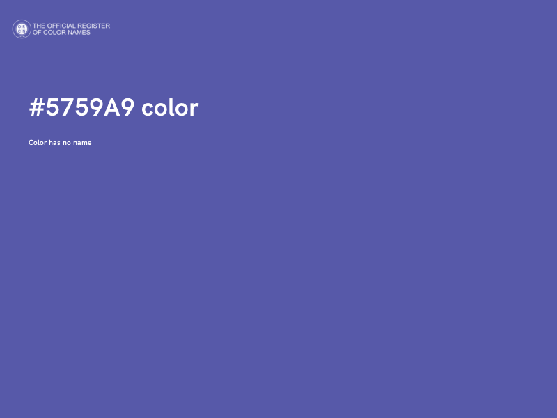 #5759A9 color image