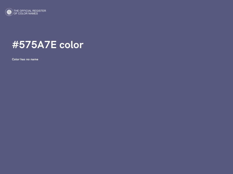 #575A7E color image