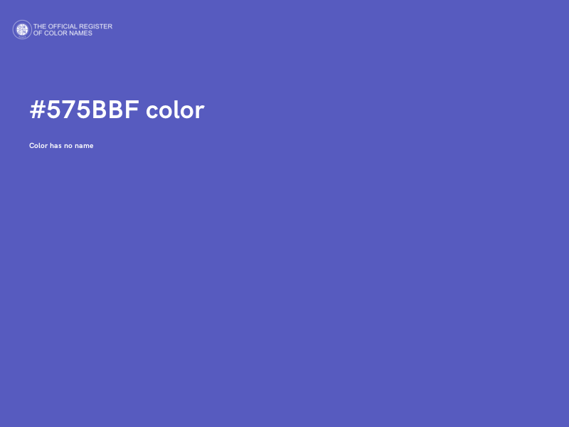 #575BBF color image