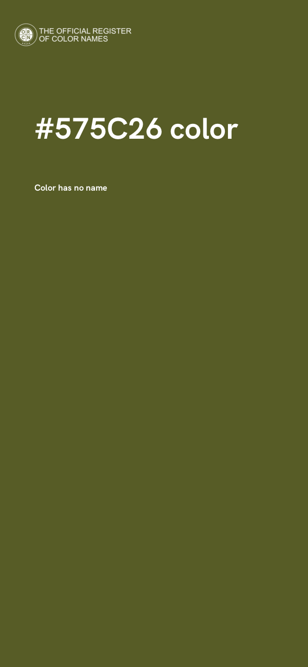 #575C26 color image