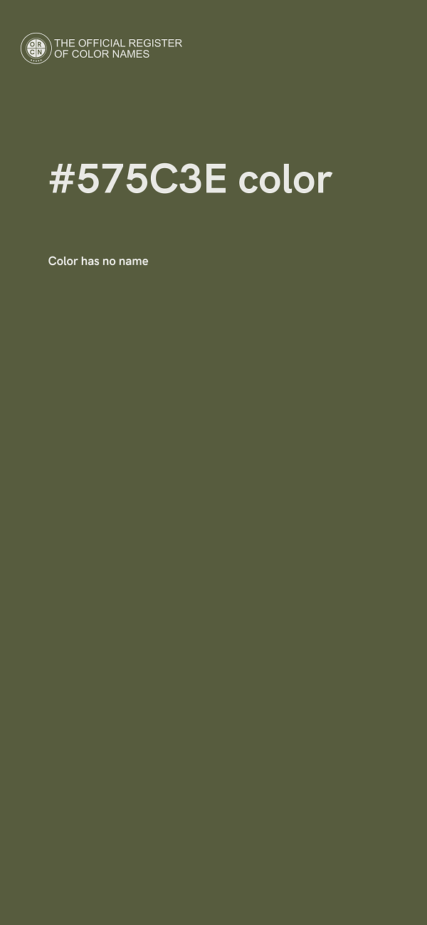 #575C3E color image
