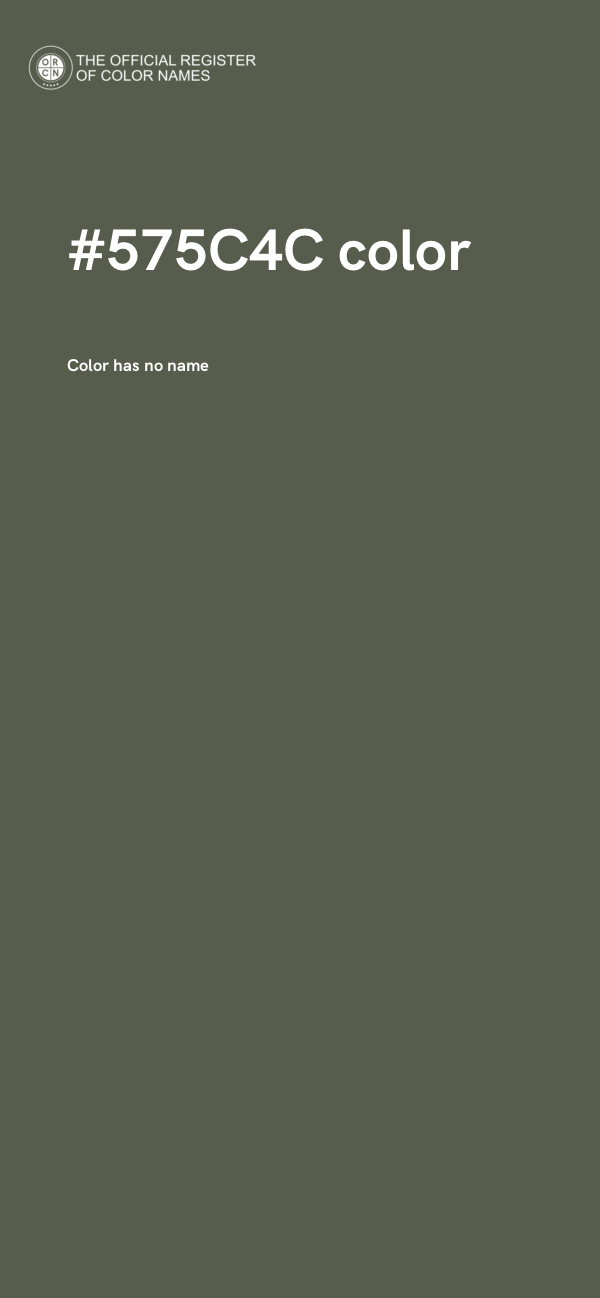 #575C4C color image