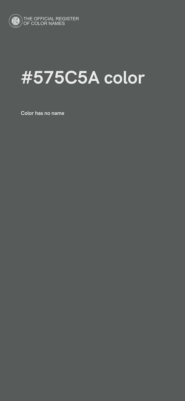 #575C5A color image