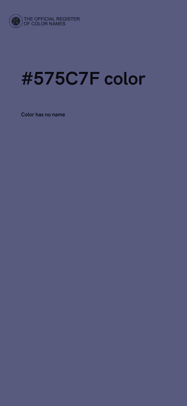 #575C7F color image