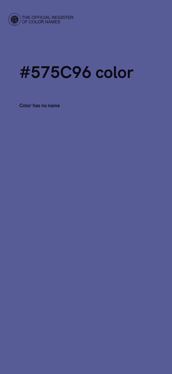 #575C96 color image