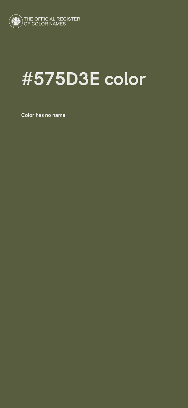 #575D3E color image