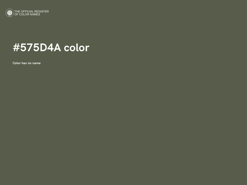 #575D4A color image