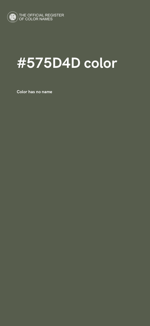 #575D4D color image