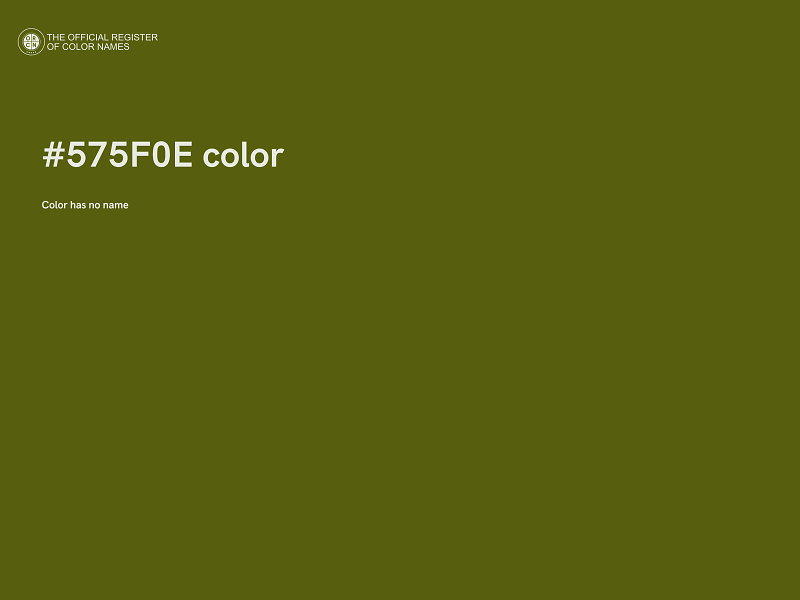 #575F0E color image