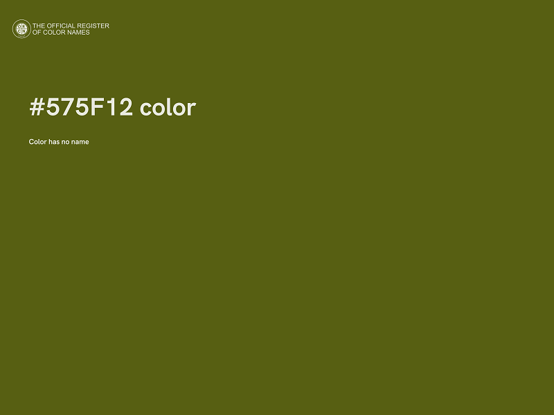 #575F12 color image