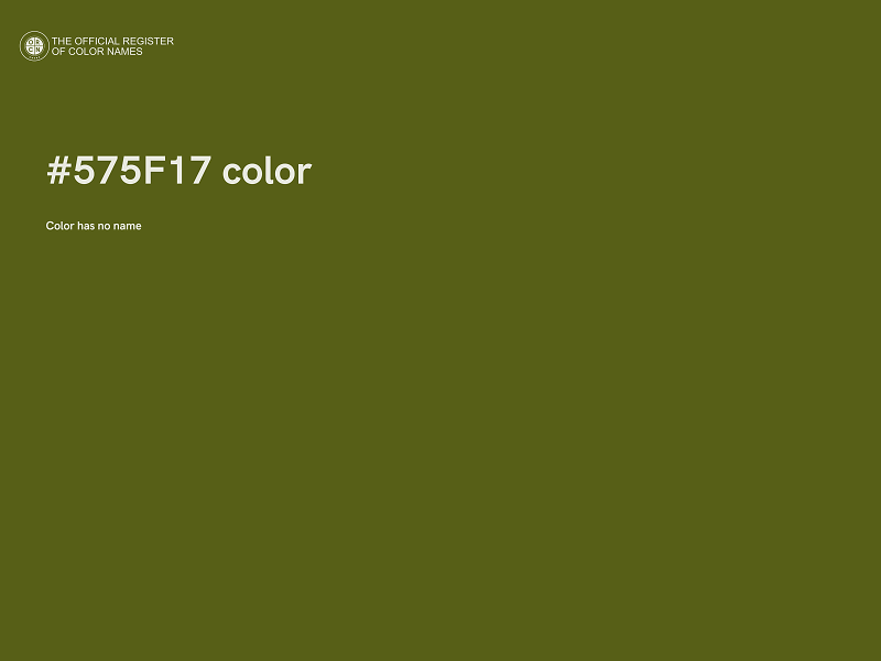 #575F17 color image