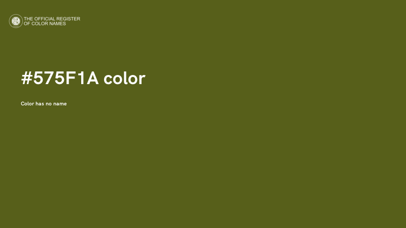 #575F1A color image