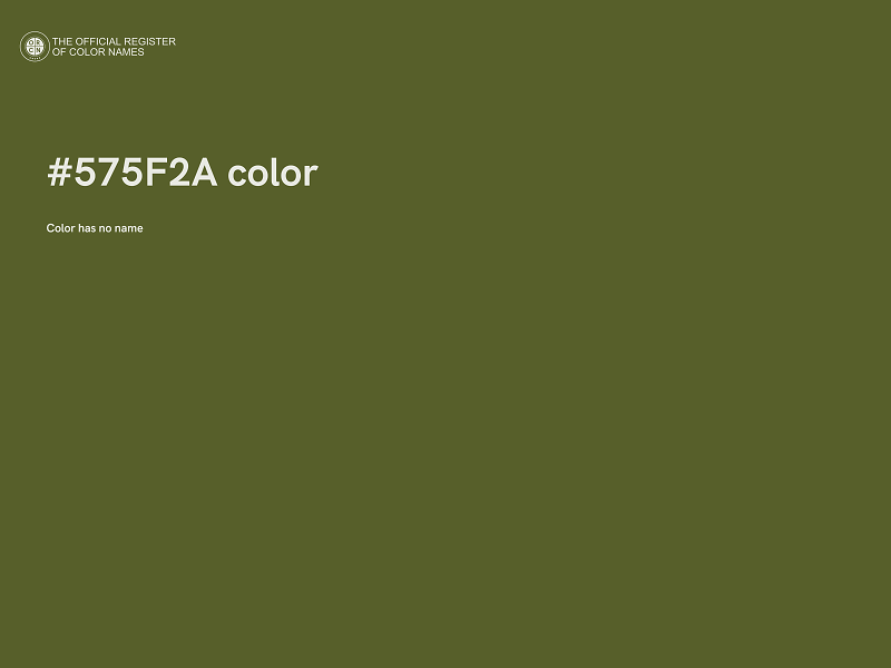 #575F2A color image