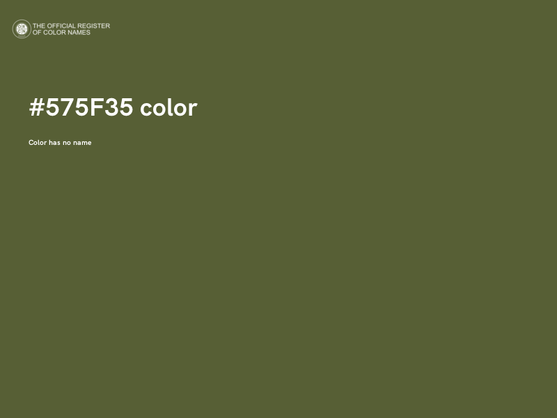 #575F35 color image
