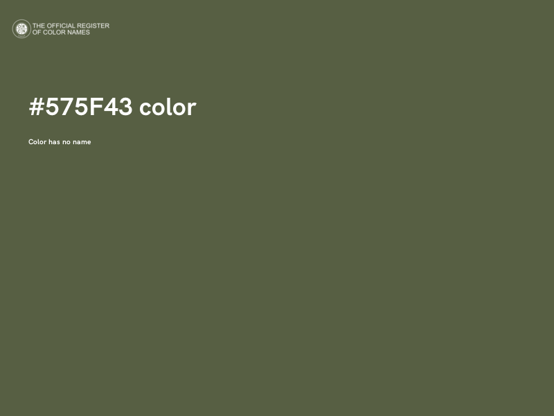 #575F43 color image