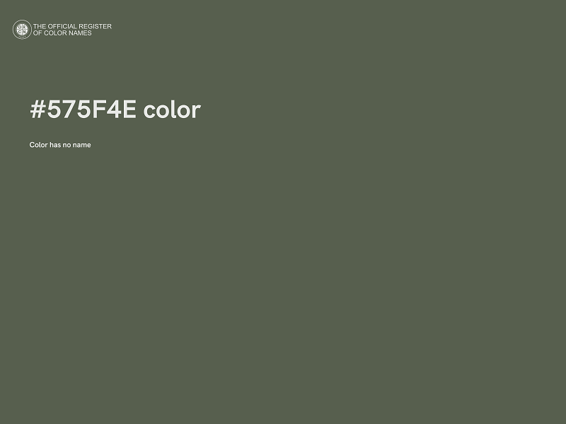 #575F4E color image