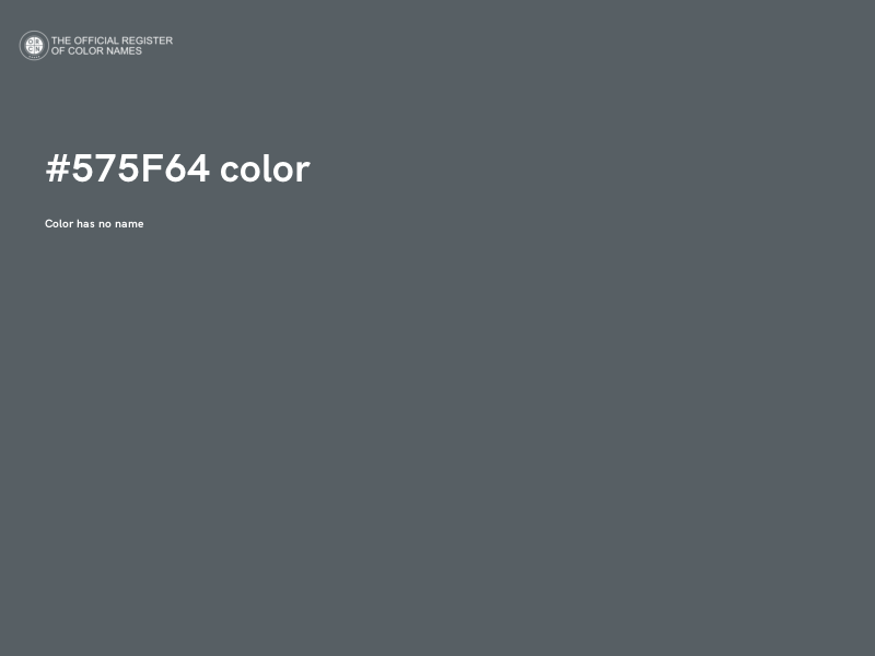 #575F64 color image