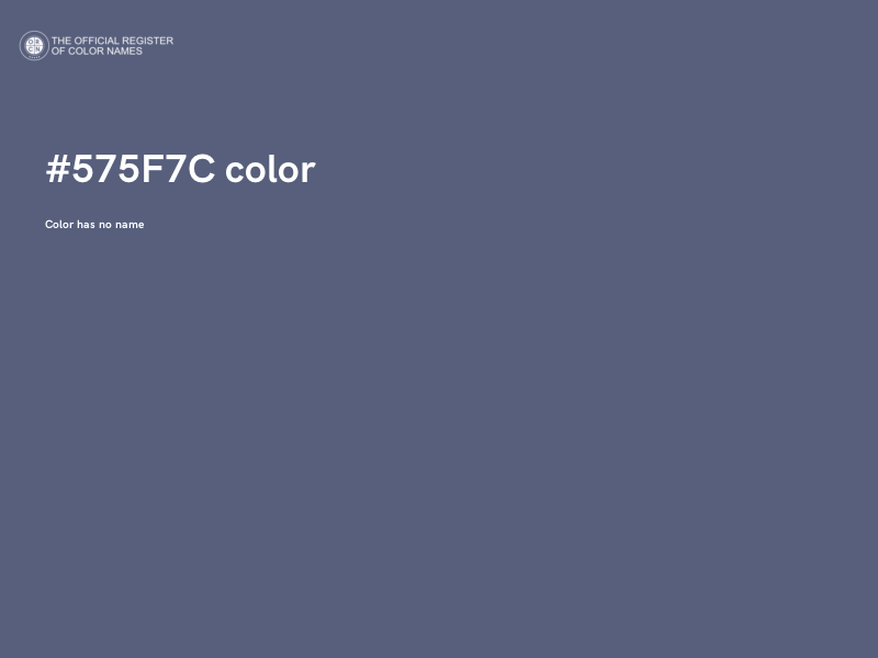 #575F7C color image