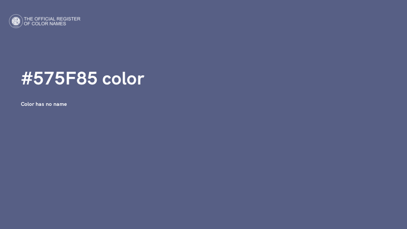 #575F85 color image