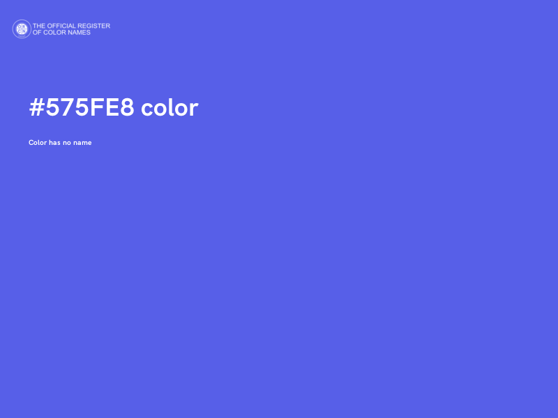 #575FE8 color image