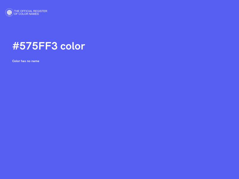 #575FF3 color image