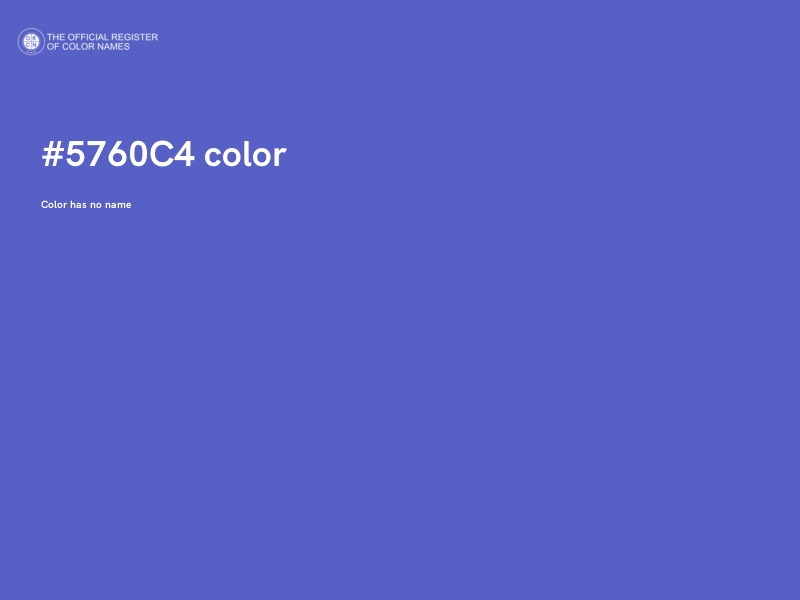 #5760C4 color image