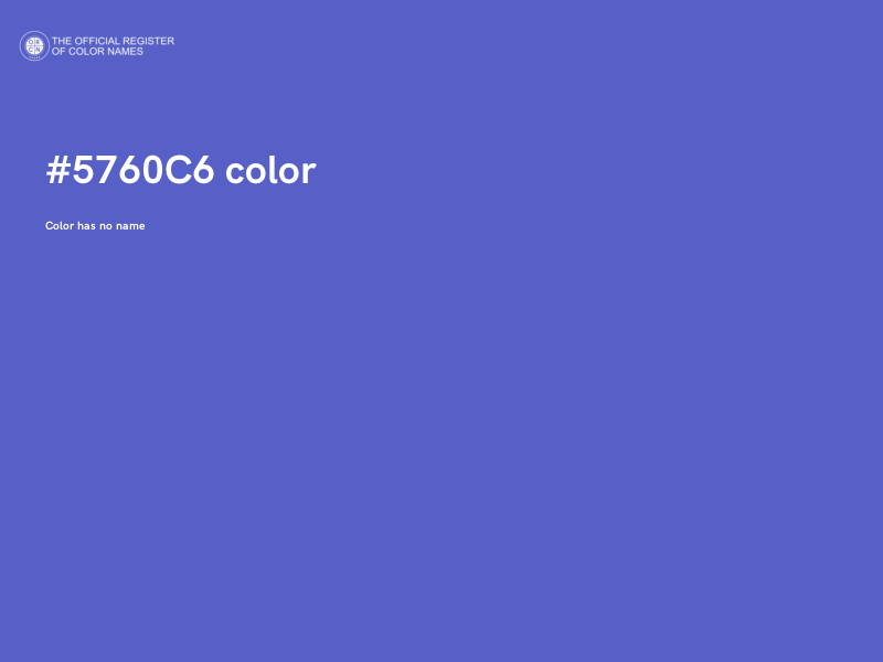 #5760C6 color image