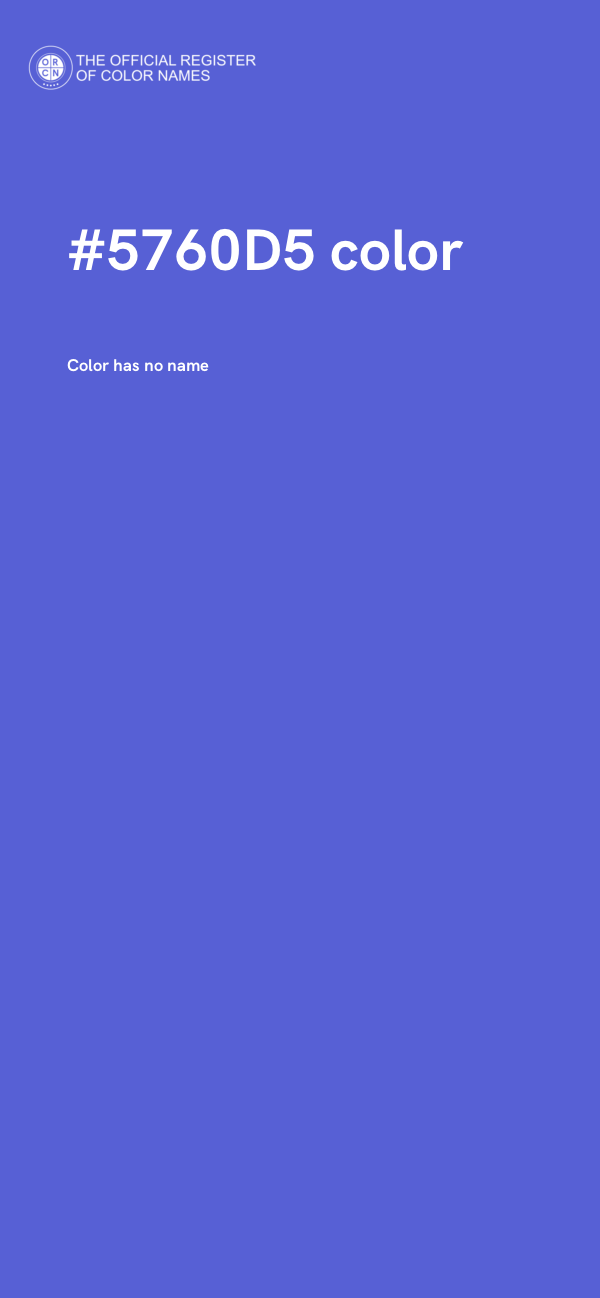 #5760D5 color image