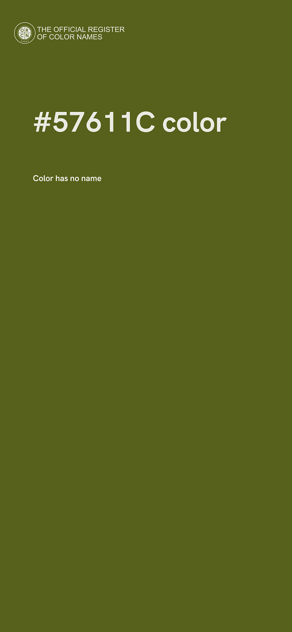 #57611C color image