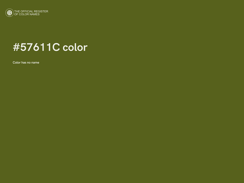 #57611C color image