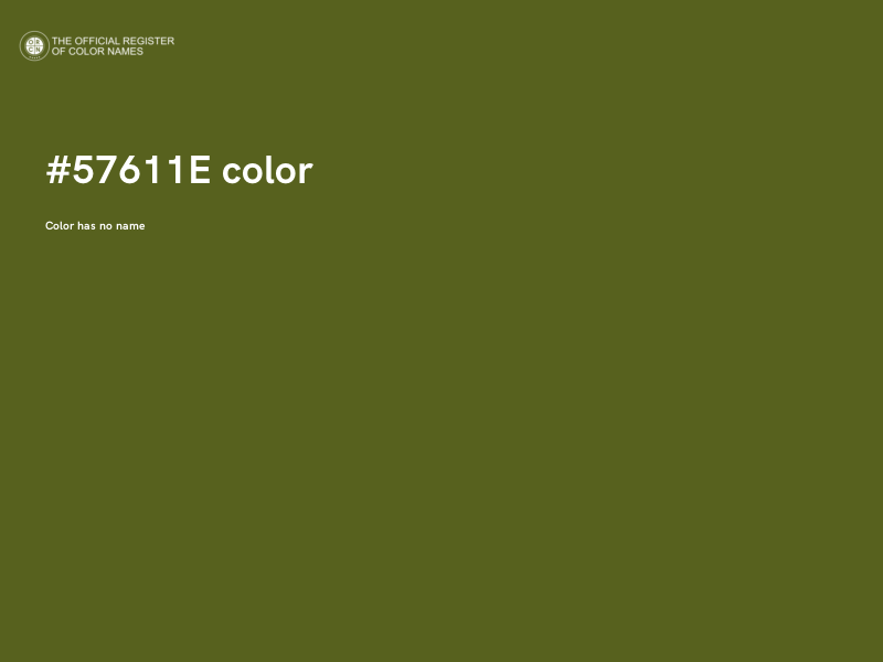 #57611E color image