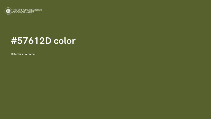 #57612D color image