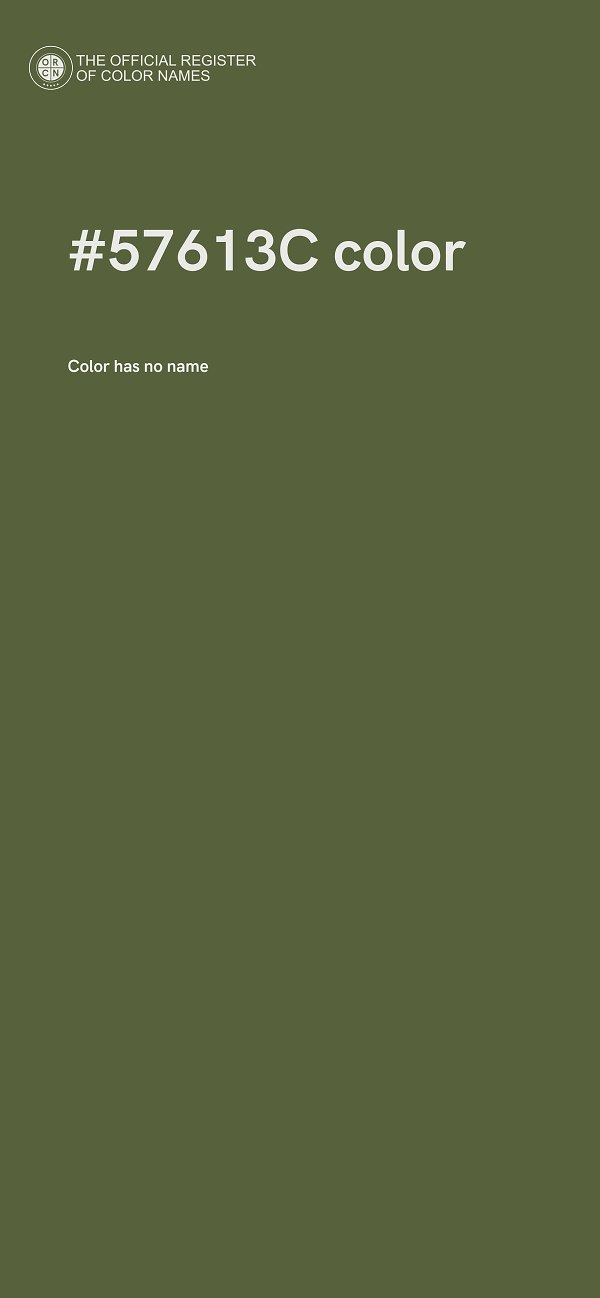#57613C color image
