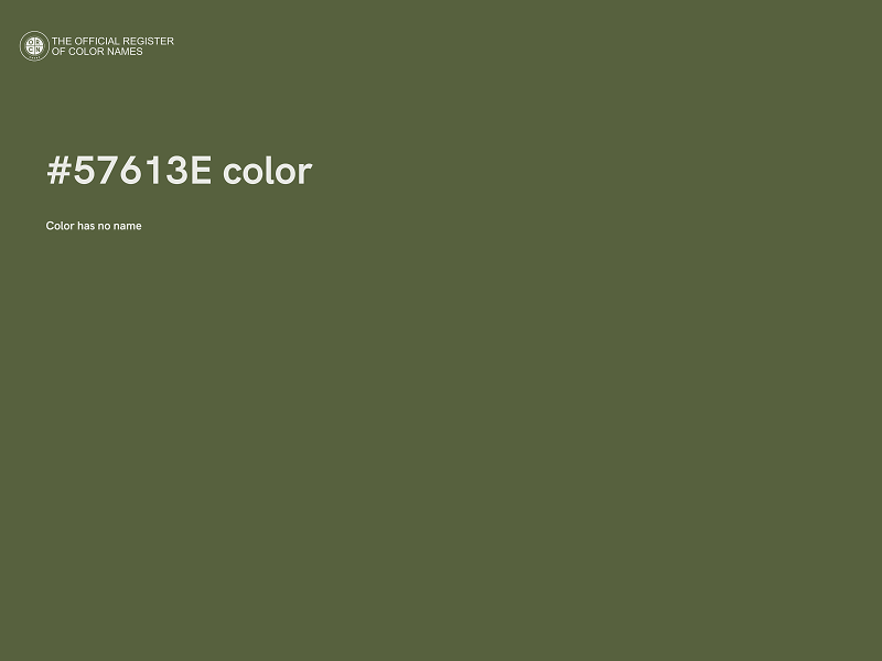 #57613E color image