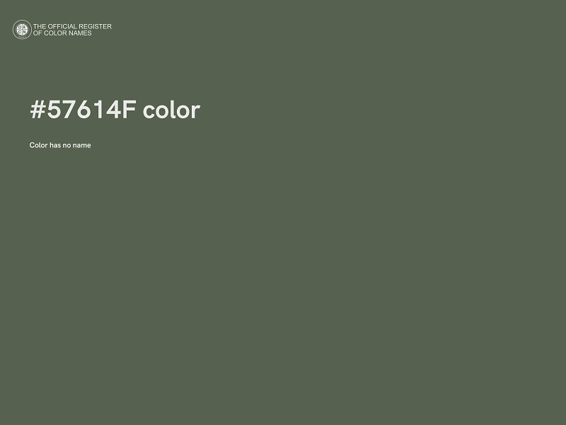 #57614F color image