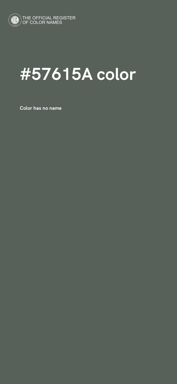 #57615A color image