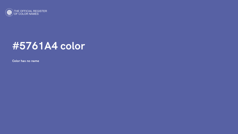 #5761A4 color image