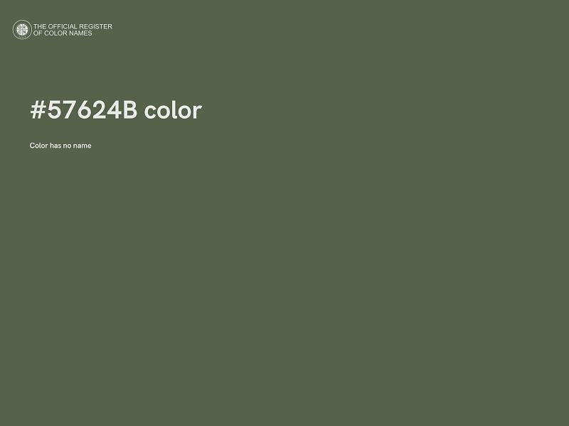 #57624B color image