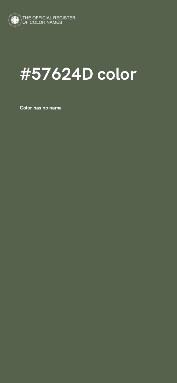 #57624D color image
