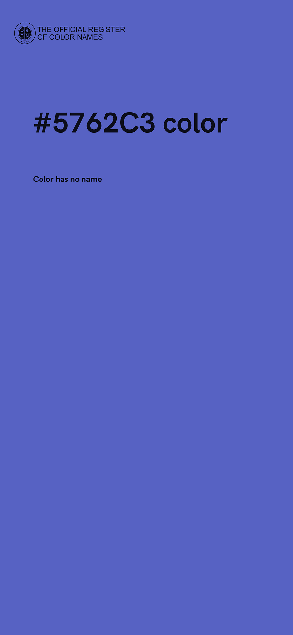 #5762C3 color image