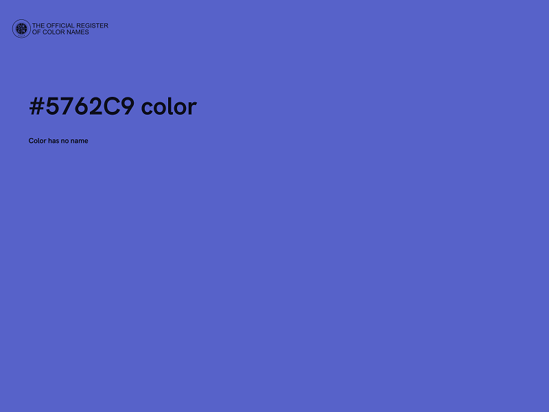 #5762C9 color image