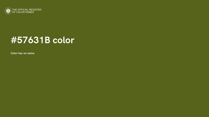 #57631B color image