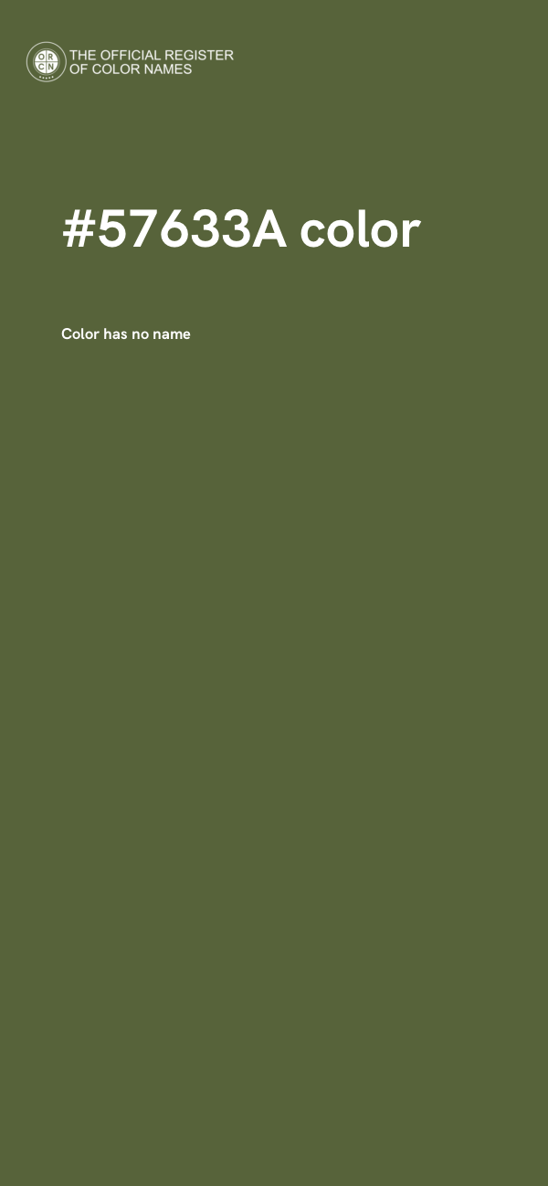 #57633A color image
