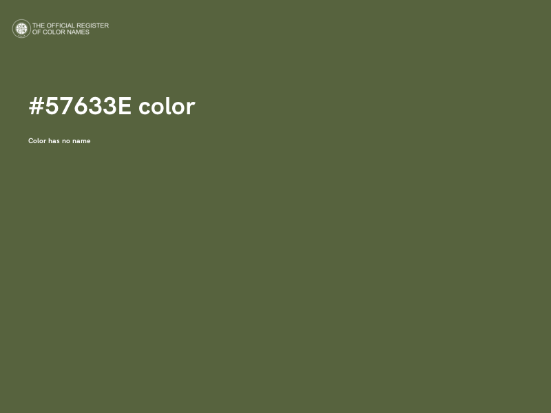 #57633E color image