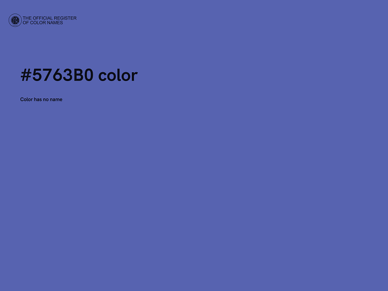 #5763B0 color image