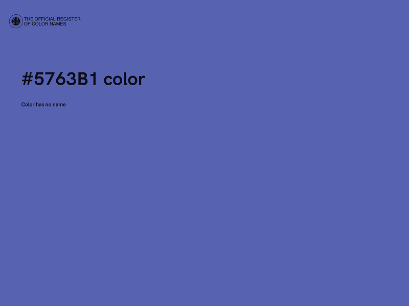 #5763B1 color image