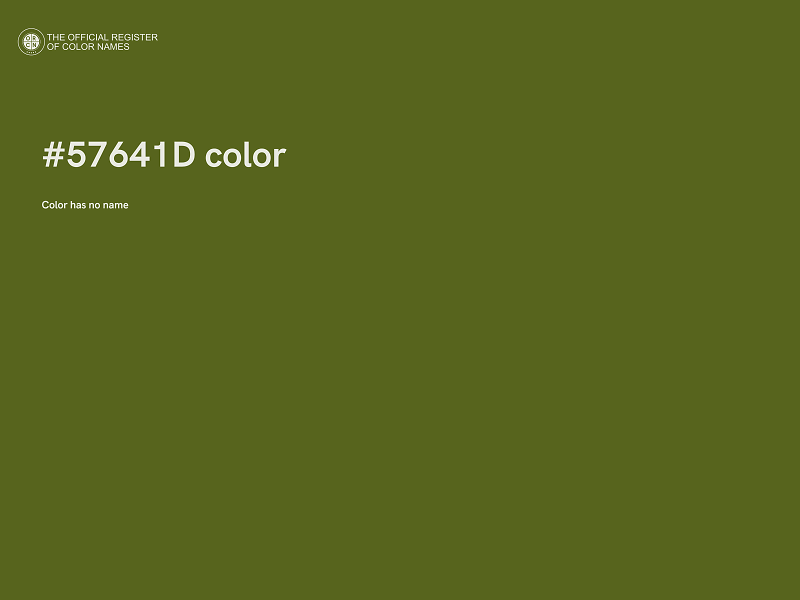#57641D color image