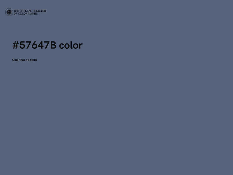 #57647B color image